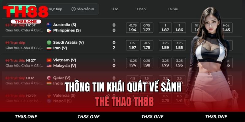 Thông tin khái quát về sảnh thể thao TH88